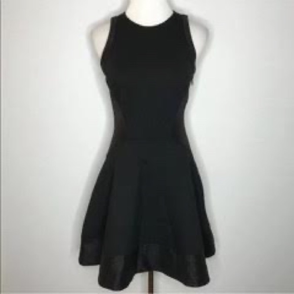 Ted Baker Black Jimena Fit and Flare Dress